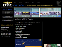 Tablet Screenshot of frasflyingclub.com.my